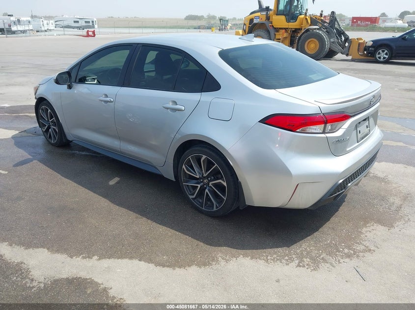 2020 Toyota Corolla VIN JTDS4RCE7LJ034363 IAAI salvage auction — FRONT END, Salvage (Nebraska), sold $6,950 on 2026-07-09 (photo 3)