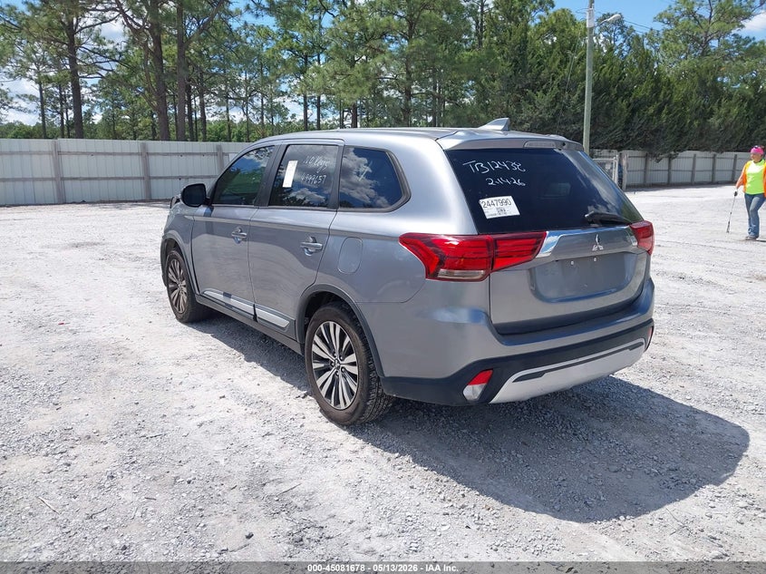 2019 Mitsubishi Outlander VIN JA4AZ3A38KZ045474 IAAI salvage auction — FRONT END, Rebuildable (Florida), sold $25 on 2026-07-30 (photo 3)