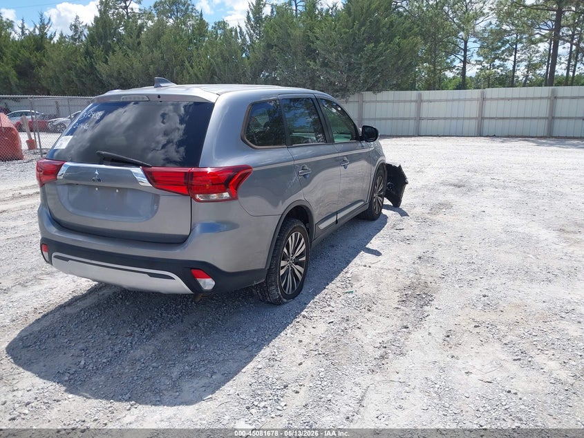 2019 Mitsubishi Outlander VIN JA4AZ3A38KZ045474 IAAI salvage auction — FRONT END, Rebuildable (Florida), sold $25 on 2026-07-30 (photo 4)