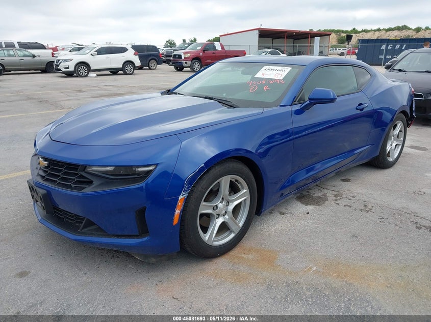 2019 Chevrolet Camaro VIN 1G1FB1RS9K0126271 IAAI salvage auction — RIGHT SIDE, Original (Texas), sold $5,950 on 2026-07-09 (photo 2)