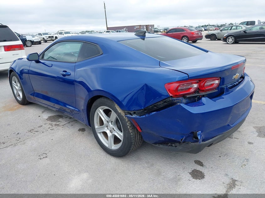 2019 Chevrolet Camaro VIN 1G1FB1RS9K0126271 IAAI salvage auction — RIGHT SIDE, Original (Texas), sold $5,950 on 2026-07-09 (photo 3)
