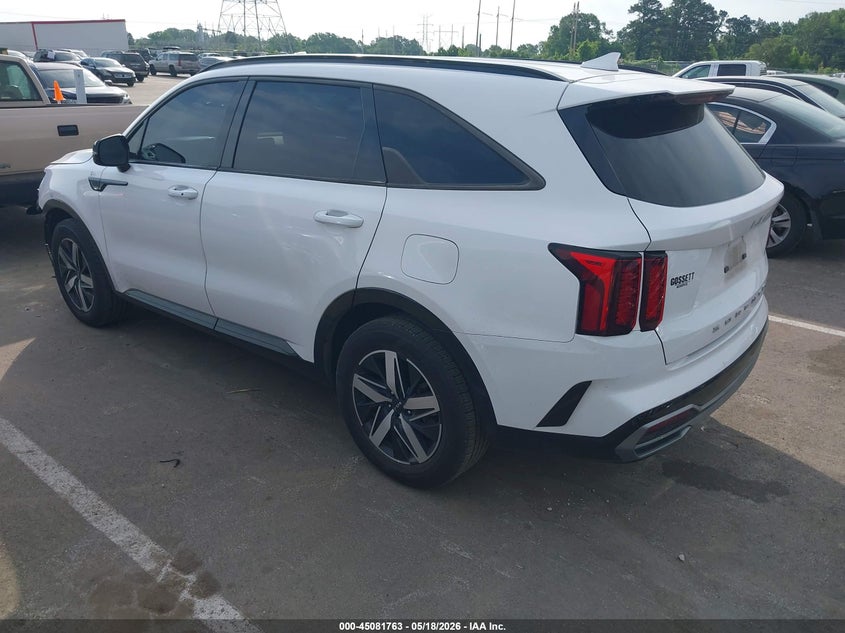 2022 Kia Sorento VIN 5XYRL4LC8NG143601 IAAI salvage auction — FRONT END, Salvage (Tennessee), sold $8,125 on 2026-07-28 (photo 3)
