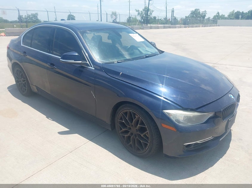 2014 BMW VIN WBA3B3G51ENR83448 IAAI salvage auction — WATER/FLOOD, Salvage (Texas), sold $350 on 2026-07-31 (photo 1)