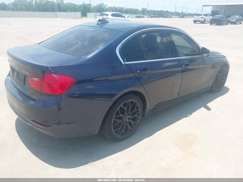 2014 BMW VIN WBA3B3G51ENR83448 IAAI salvage auction — WATER/FLOOD, Salvage (Texas), sold $350 on 2026-07-31 (photo 4)