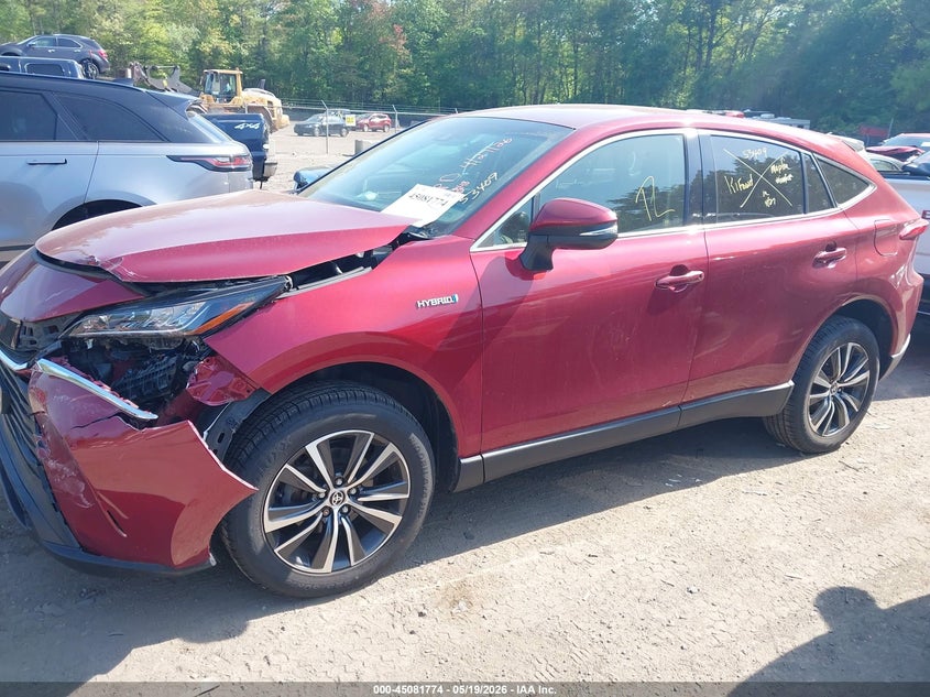 2021 Toyota Venza VIN JTEAAAAH9MJ010159 IAAI salvage auction — FRONT END, Salvage (Massachusetts), sold $7,600 on 2026-07-21 (photo 2)