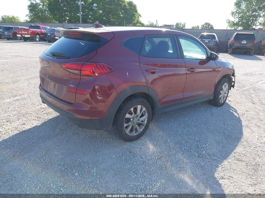 2019 Hyundai Tucson VIN KM8J2CA41KU937061 IAAI salvage auction — FRONT END, Salvage (Missouri), sold $1,900 on 2026-07-13 (photo 4)