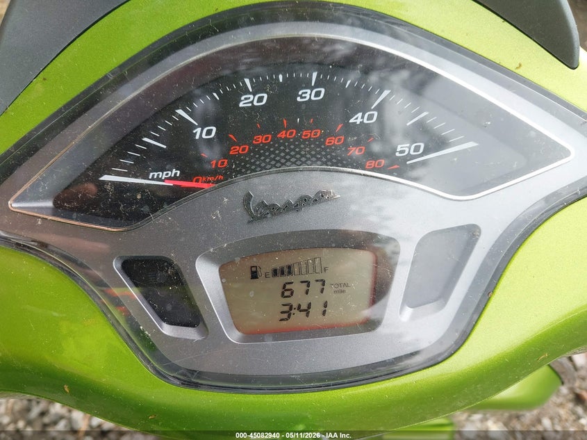 2018 Vespa Primavera VIN ZAPC536B0J5201313 IAAI salvage auction — LEFT & RIGHT, Salvage Title, sold $525 on 2026-08-11 (photo 7)