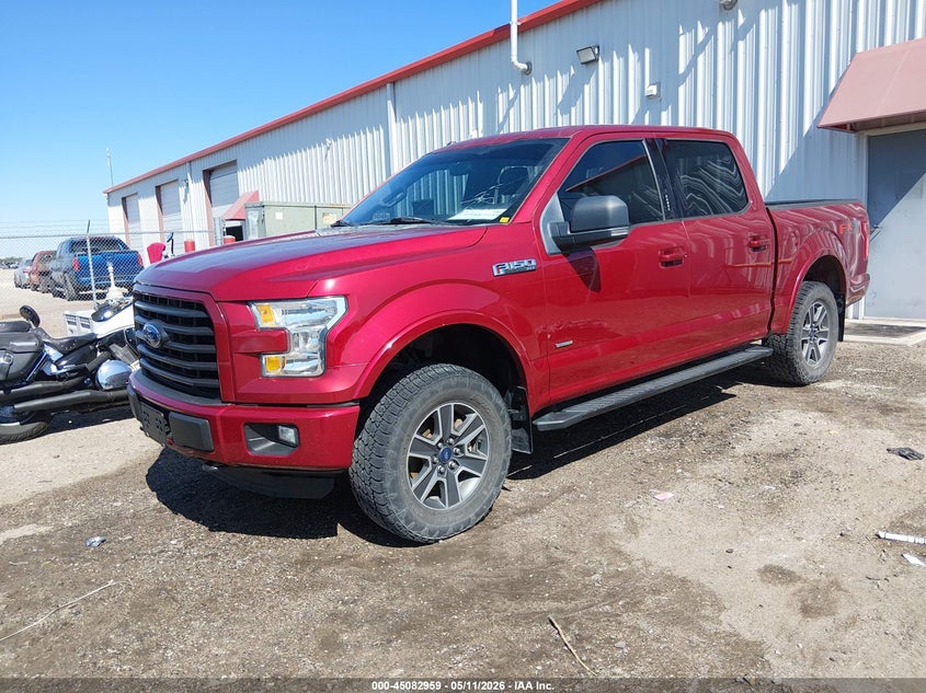 2016 Ford F-150 VIN 1FTEW1EG3GKF48380 IAAI salvage auction — HAIL, Salvage (Kansas), sold $9,625 on 2026-07-31 (photo 2)