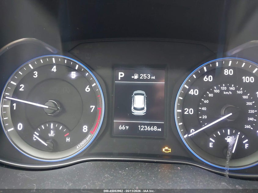 2018 Hyundai Kona VIN KM8K1CAA6JU077041 IAAI salvage auction — NORMAL WEAR, Clear (North Carolina), sold $2,700 on 2026-07-22 (photo 7)