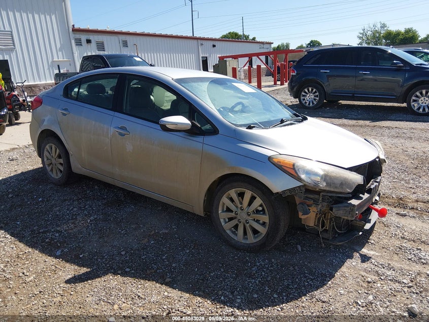 2016 Kia Forte VIN KNAFX4A68G5455012 IAAI salvage auction — FRONT END, Salvage (Missouri), sold $350 on 2026-08-23 (photo 1)