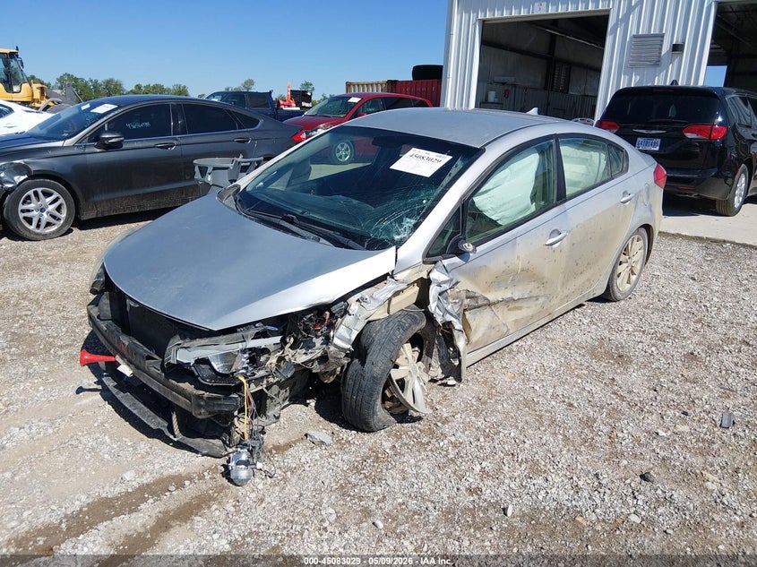 2016 Kia Forte VIN KNAFX4A68G5455012 IAAI salvage auction — FRONT END, Salvage (Missouri), sold $350 on 2026-08-23 (photo 2)