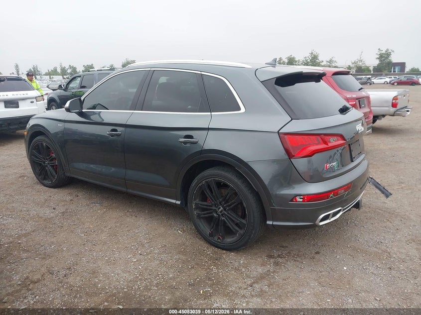 2018 Audi Sq5 VIN WA1A4BFY1J2036488 IAAI salvage auction — RIGHT REAR, Salvage (California), sold $8,200 on 2026-07-06 (photo 3)