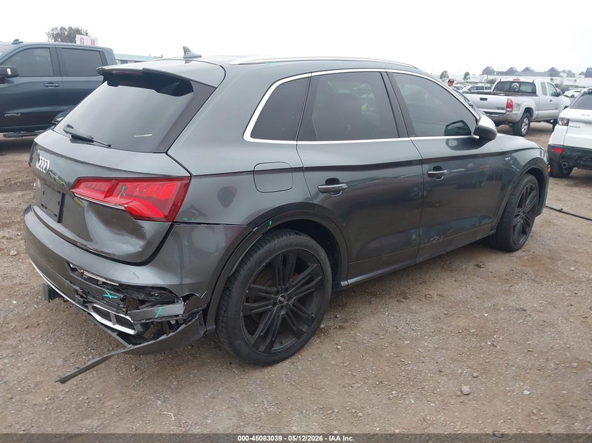 2018 Audi Sq5 VIN WA1A4BFY1J2036488 IAAI salvage auction — RIGHT REAR, Salvage (California), sold $8,200 on 2026-07-06 (photo 4)