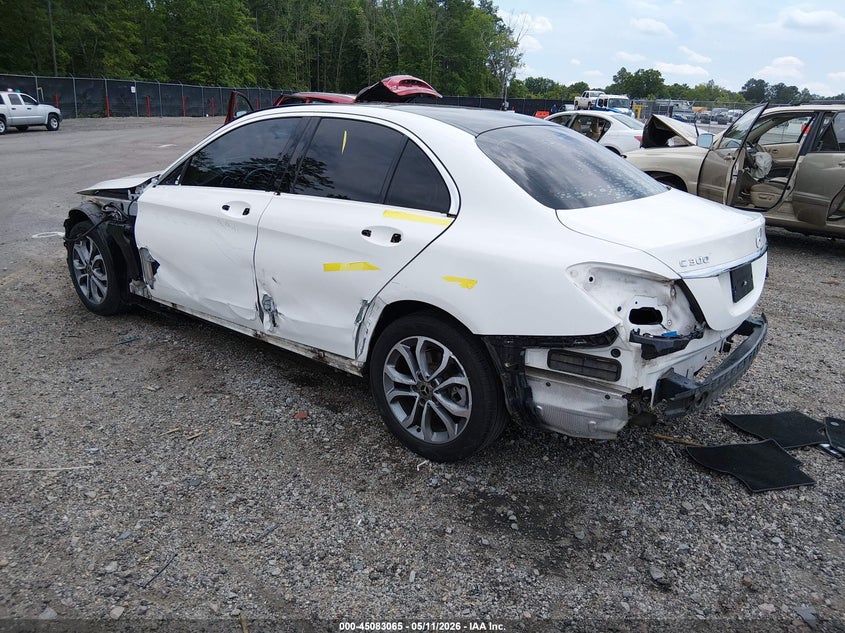 2018 Mercedes-benz C-klasse VIN WDDWF4KB5JR414702 IAAI salvage auction — LEFT SIDE, Salvage Title, sold $4,500 on 2026-08-01 (photo 3)