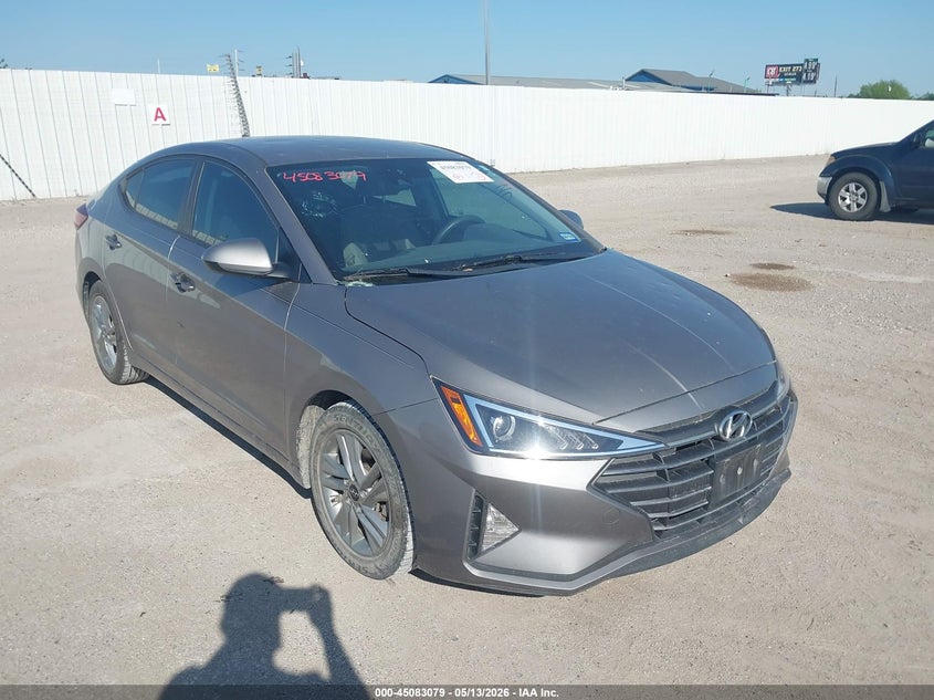2020 Hyundai Elantra VIN KMHD84LF5LU031772 IAAI salvage auction — HAIL, Original (Texas), sold $2,250 on 2026-07-29 (photo 1)
