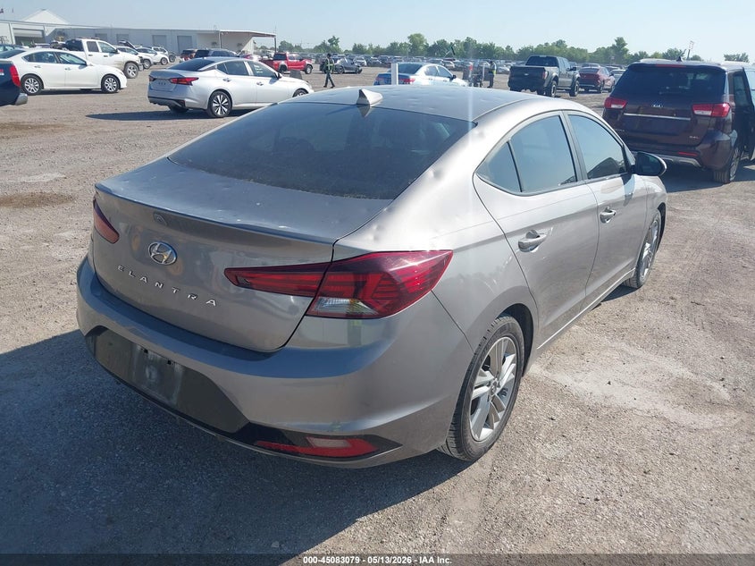 2020 Hyundai Elantra VIN KMHD84LF5LU031772 IAAI salvage auction — HAIL, Original (Texas), sold $2,250 on 2026-07-29 (photo 4)