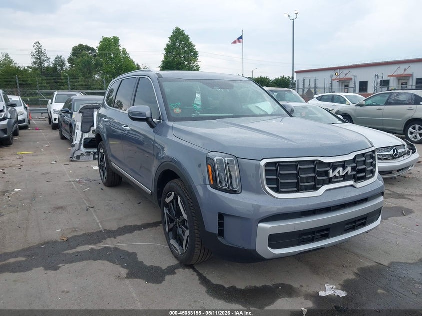 2025 Kia Telluride VIN 5XYP6DGC2SG717890 IAAI salvage auction — REAR END, Salvage (North Carolina), sold $12,500 on 2026-07-13 (photo 1)
