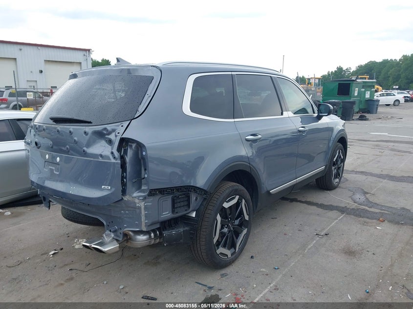 2025 Kia Telluride VIN 5XYP6DGC2SG717890 IAAI salvage auction — REAR END, Salvage (North Carolina), sold $12,500 on 2026-07-13 (photo 4)