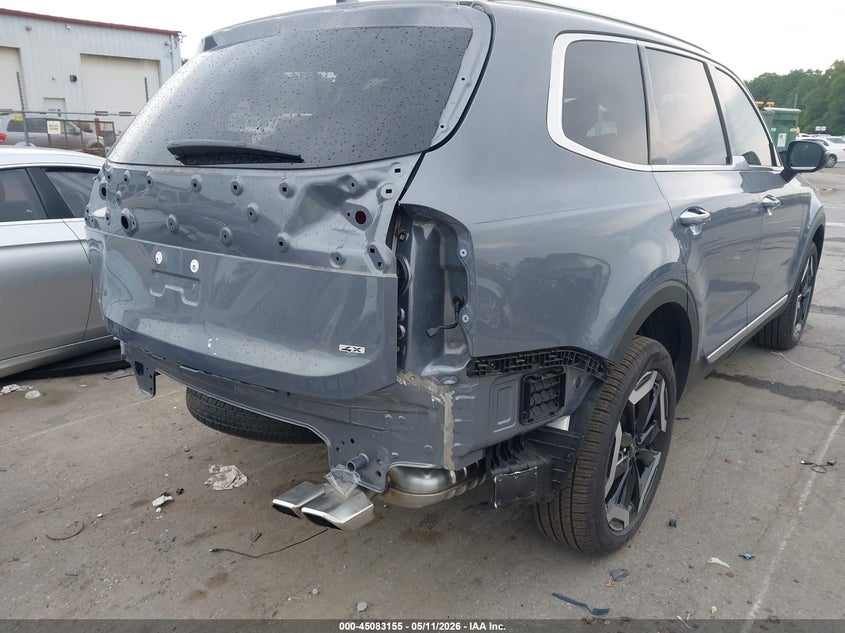 2025 Kia Telluride VIN 5XYP6DGC2SG717890 IAAI salvage auction — REAR END, Salvage (North Carolina), sold $12,500 on 2026-07-13 (photo 6)