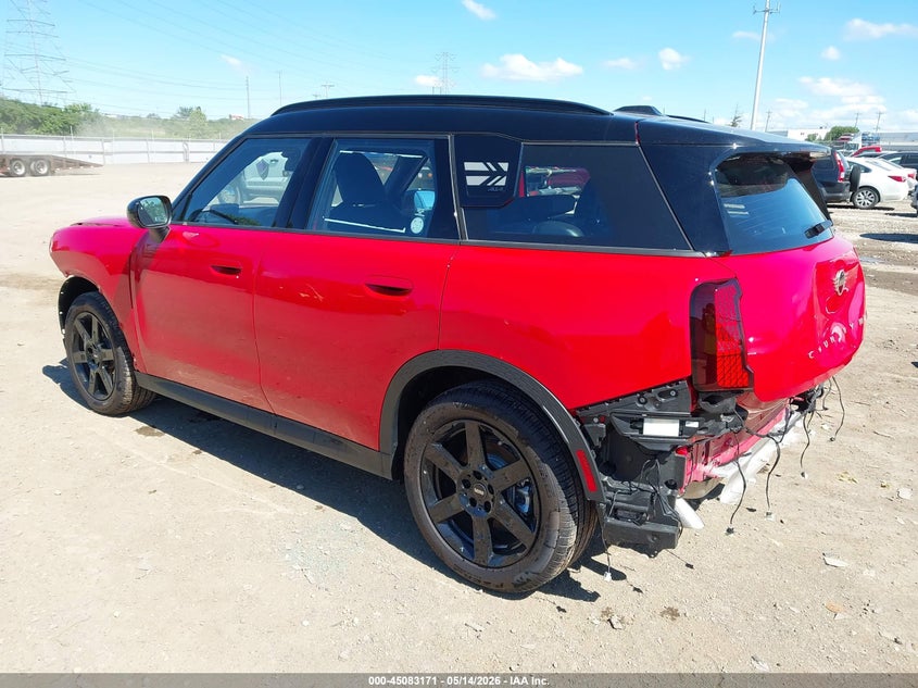 2026 Mini Countryman VIN WMZ23GA09T7U54931 IAAI salvage auction — FRONT & REAR, Salvage (Ohio), sold $11,300 on 2026-07-13 (photo 3)