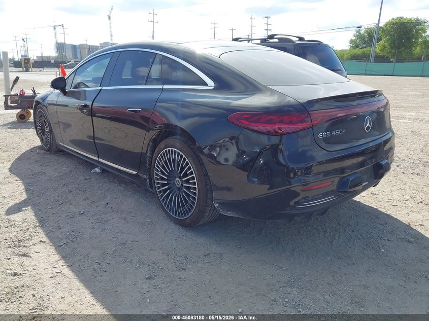 2023 Mercedes-benz Eqs VIN W1KCG2DBXPA033212 IAAI salvage auction — FRONT END, Salvage (Texas), sold $16,200 on 2026-07-06 (photo 3)