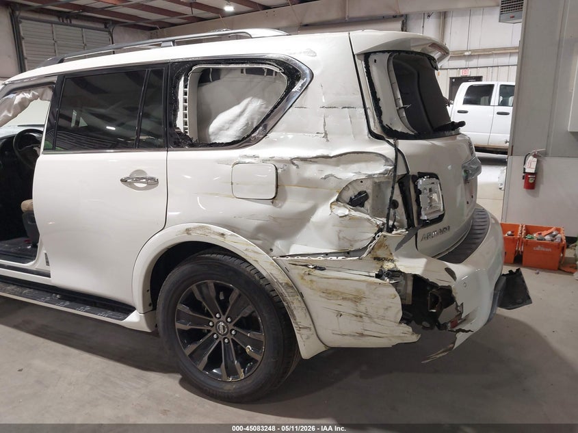 2020 Nissan Armada VIN JN8AY2NFXL9360967 IAAI salvage auction — LEFT REAR, Salvage (North Carolina), sold $6,975 on 2026-08-01 (photo 6)