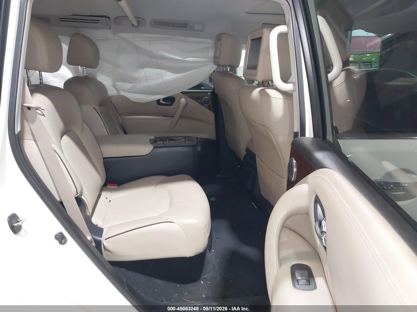 2020 Nissan Armada VIN JN8AY2NFXL9360967 IAAI salvage auction — LEFT REAR, Salvage (North Carolina), sold $6,975 on 2026-08-01 (photo 8)