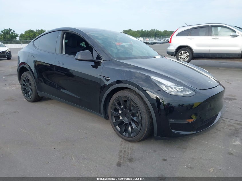 2022 Tesla Model y VIN 7SAYGDEE4NA006080 IAAI salvage auction — LEFT FRONT, Certificate Of Destruction (Florida), sold $11,000 on 2026-07-23 (photo 1)