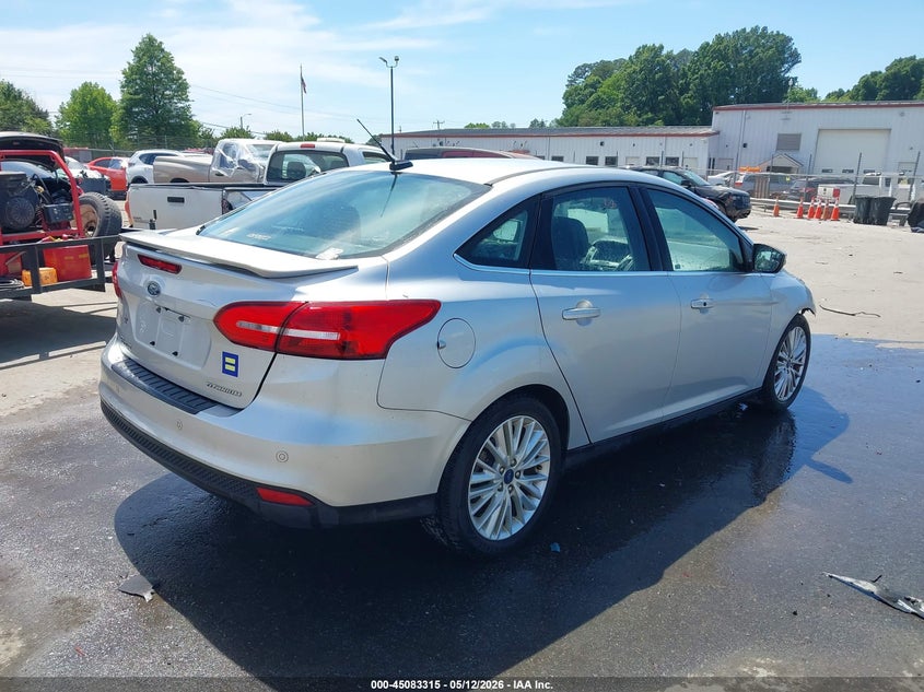 2017 Ford Focus VIN 1FADP3J29HL238086 IAAI salvage auction — FRONT END, Salvage Title, sold $625 on 2026-07-31 (photo 4)