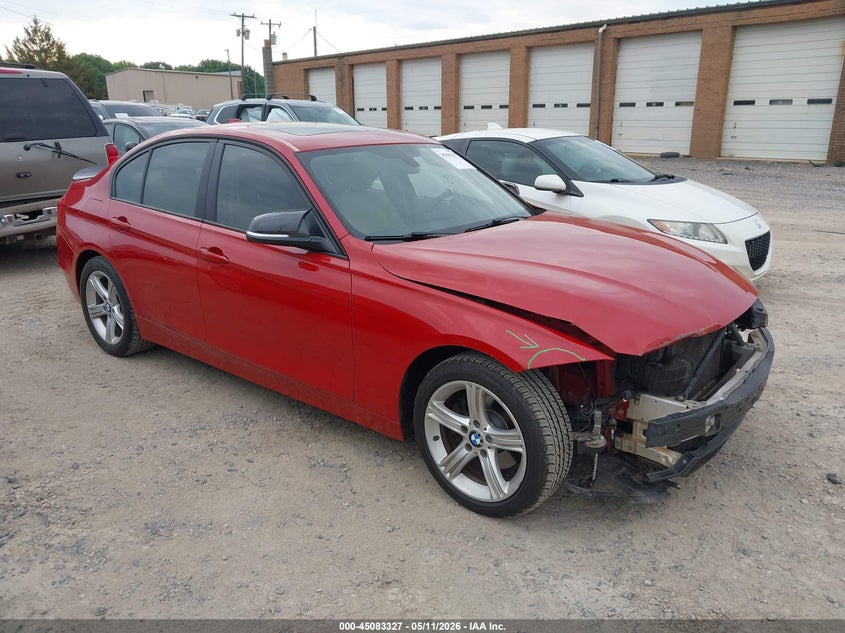 2013 BMW 3er VIN WBA3B1C51DK128131 IAAI salvage auction — FRONT END, Salvage (North Carolina), sold $1,150 on 2026-08-17 (photo 1)