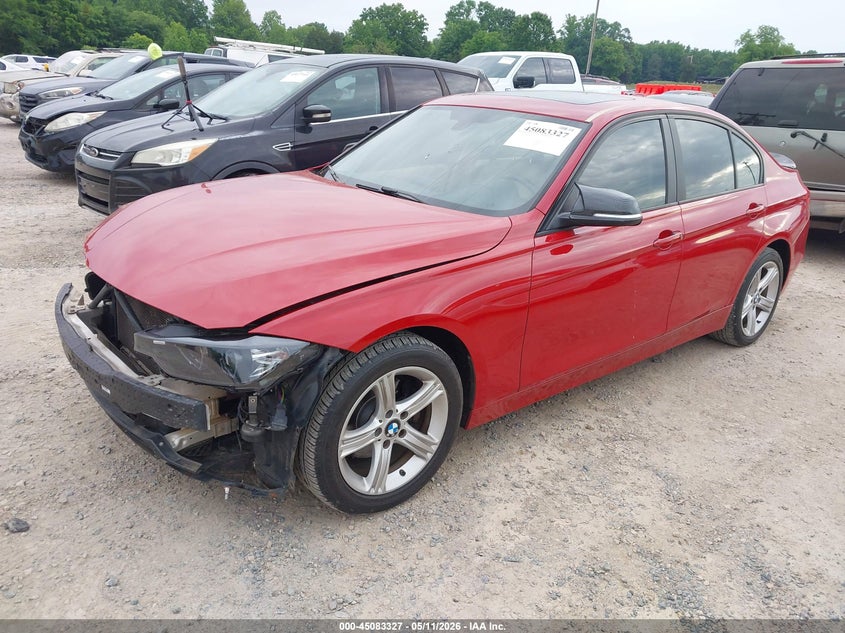 2013 BMW 3er VIN WBA3B1C51DK128131 IAAI salvage auction — FRONT END, Salvage (North Carolina), sold $1,150 on 2026-08-17 (photo 2)