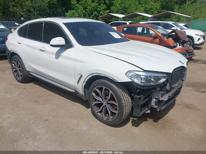 2021 BMW X4 VIN 5UX2V1C03M9G26656 IAAI salvage auction — FRONT & REAR, Salvage - Greater Than 75% (Maryland), sold $9,600 on 2026-07-21 (photo 1)