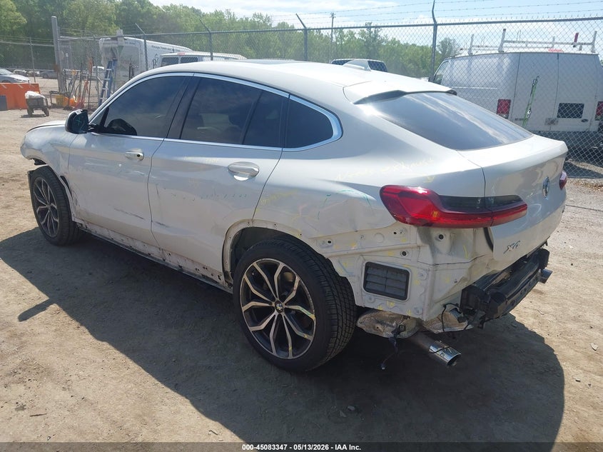 2021 BMW X4 VIN 5UX2V1C03M9G26656 IAAI salvage auction — FRONT & REAR, Salvage - Greater Than 75% (Maryland), sold $9,600 on 2026-07-21 (photo 3)
