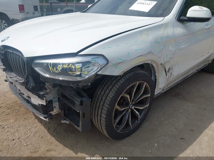 2021 BMW X4 VIN 5UX2V1C03M9G26656 IAAI salvage auction — FRONT & REAR, Salvage - Greater Than 75% (Maryland), sold $9,600 on 2026-07-21 (photo 6)