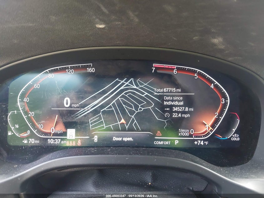 2021 BMW X4 VIN 5UX2V1C03M9G26656 IAAI salvage auction — FRONT & REAR, Salvage - Greater Than 75% (Maryland), sold $9,600 on 2026-07-21 (photo 7)