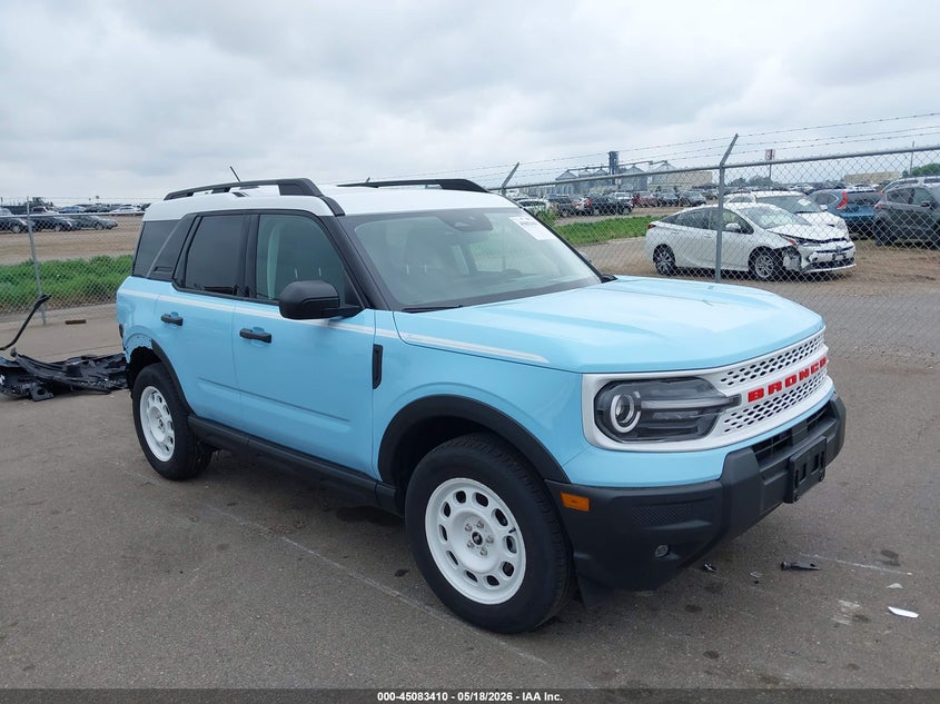 2025 Ford Bronco sport VIN 3FMCR9GN4SRE49737 IAAI salvage auction — REAR END, Salvage (Minnesota), sold $12,500 on 2026-07-27 (photo 1)