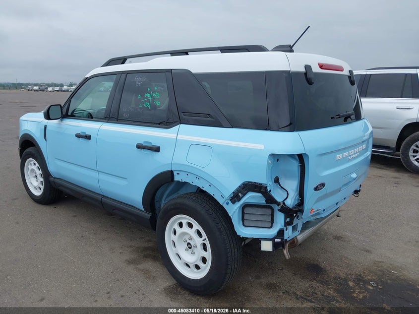 2025 Ford Bronco sport VIN 3FMCR9GN4SRE49737 IAAI salvage auction — REAR END, Salvage (Minnesota), sold $12,500 on 2026-07-27 (photo 3)