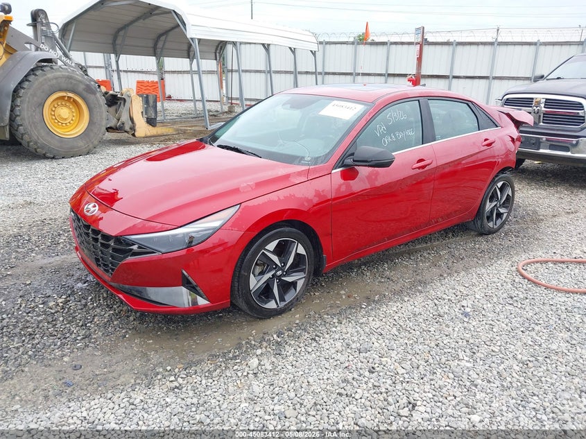 2023 Hyundai Elantra VIN KMHLP4AG7PU494805 IAAI salvage auction — LEFT SIDE, Salvage (Georgia), sold $3,700 on 2026-07-30 (photo 2)