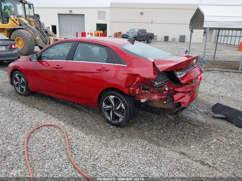 2023 Hyundai Elantra VIN KMHLP4AG7PU494805 IAAI salvage auction — LEFT SIDE, Salvage (Georgia), sold $3,700 on 2026-07-30 (photo 3)
