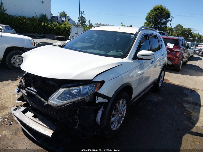 2017 Nissan Rogue VIN JN8AT2MT3HW143212 IAAI salvage auction — FRONT END, Salvage (North Carolina), sold $175 on 2026-07-06 (photo 2)