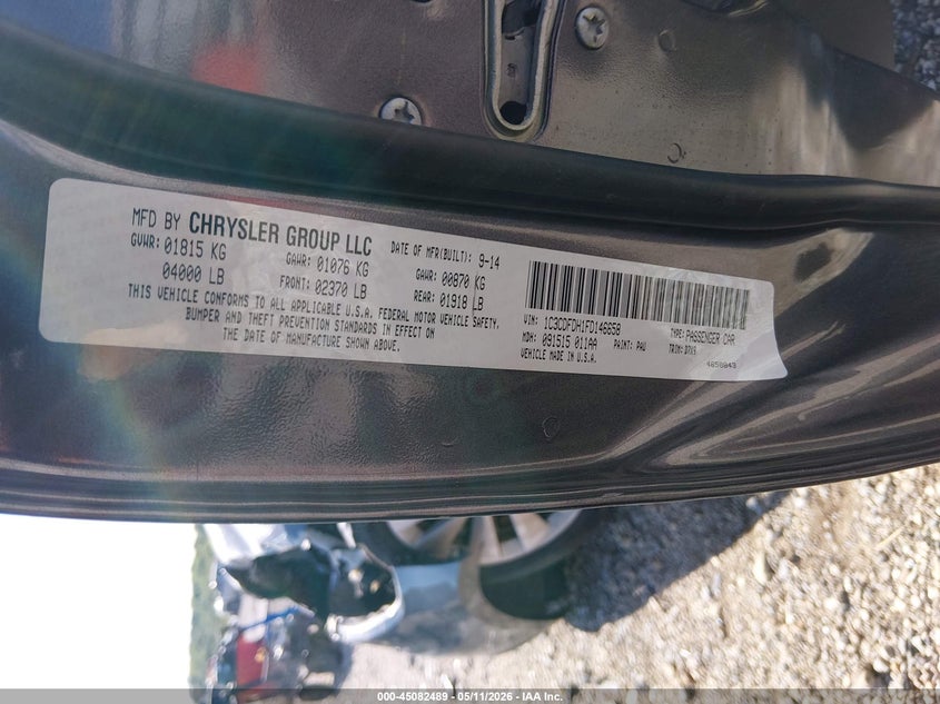 2015 Dodge Dart VIN 1C3CDFDH1FD146658 IAAI salvage auction — FRONT END, Clear (Arkansas), sold $1,600 on 2026-07-09 (photo 9)