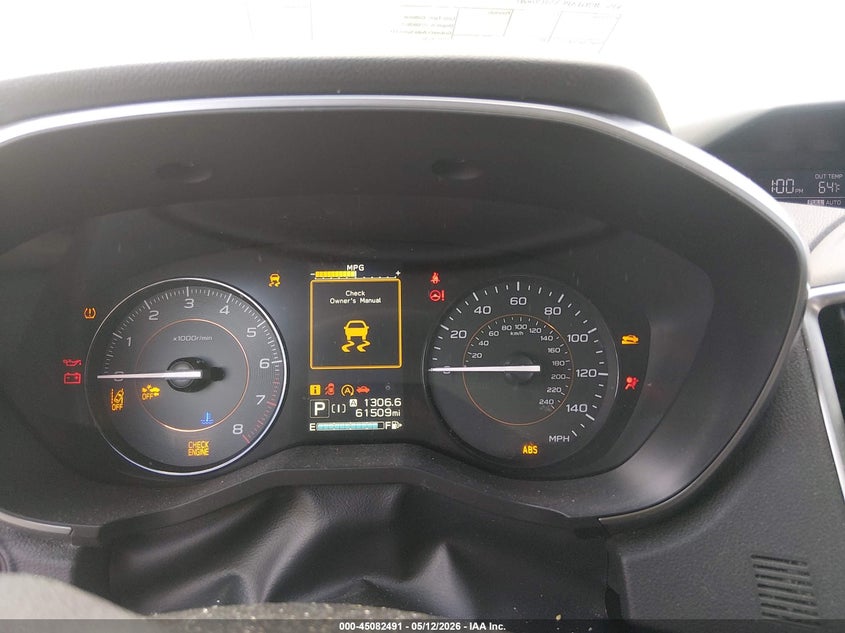 2022 Subaru Xv VIN JF2GTAPCXNH269693 IAAI salvage auction — FRONT & REAR, Salvage Title, sold $925 on 2026-07-22 (photo 7)