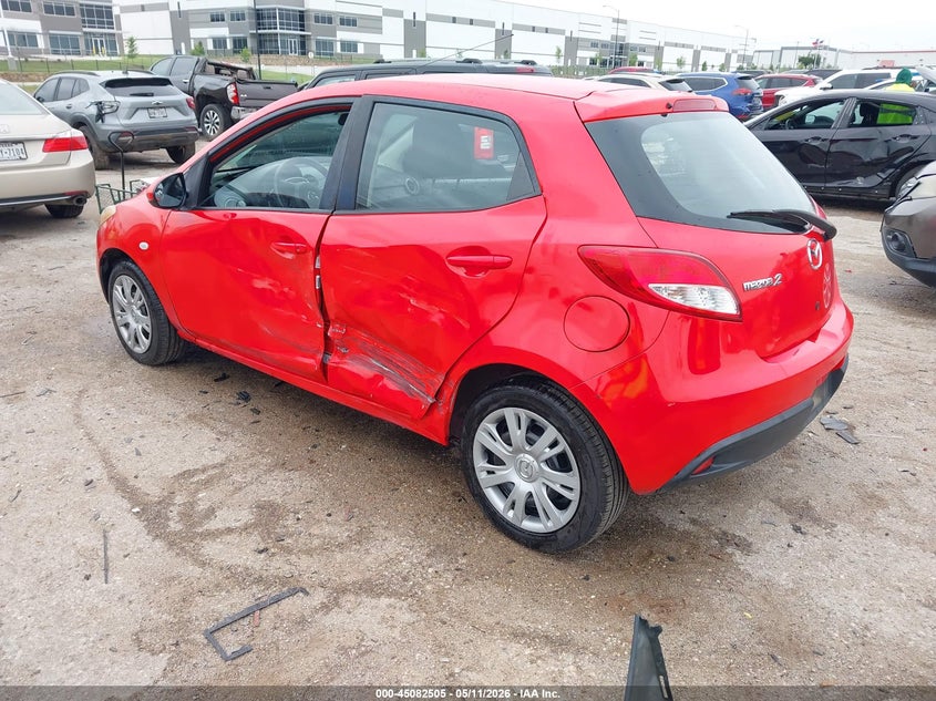 2014 Mazda 2 VIN JM1DE1KY0E0174461 IAAI salvage auction — LEFT SIDE, Salvage (Texas), sold $1,350 on 2026-07-07 (photo 3)