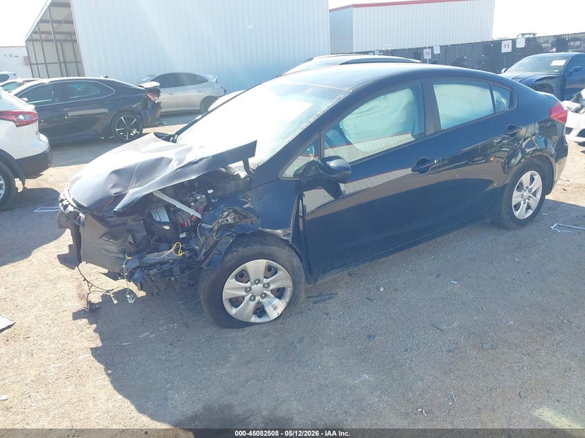 2016 Kia Forte VIN KNAFK4A69G5539189 IAAI salvage auction — FRONT END, Salvage (Texas), sold $400 on 2026-07-07 (photo 2)