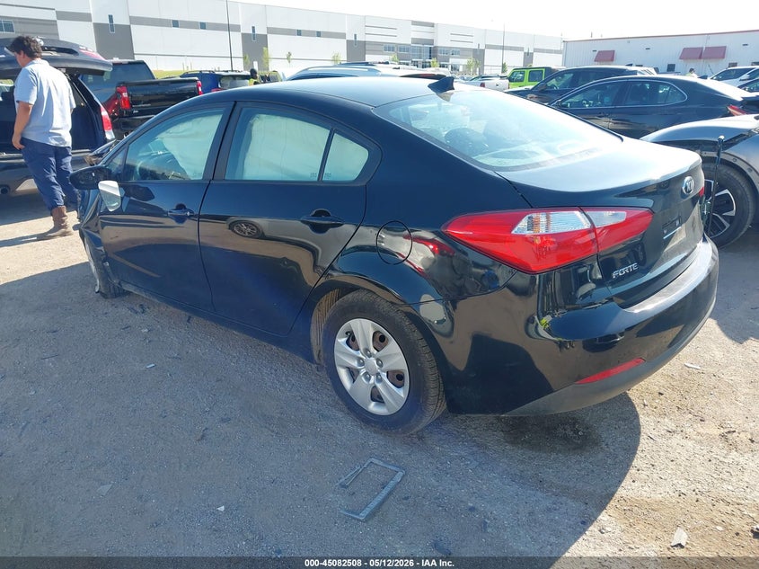 2016 Kia Forte VIN KNAFK4A69G5539189 IAAI salvage auction — FRONT END, Salvage (Texas), sold $400 on 2026-07-07 (photo 3)