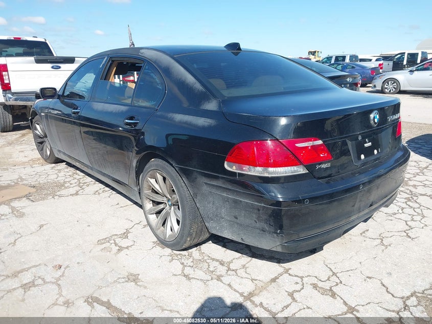 2008 BMW 7er VIN WBAHN83538DT78678 IAAI salvage auction — FRONT END, Salvage (Texas), sold $1,150 on 2026-07-06 (photo 3)