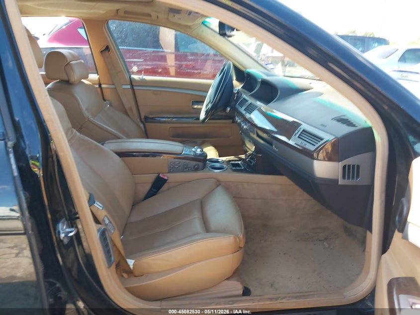 2008 BMW 7er VIN WBAHN83538DT78678 IAAI salvage auction — FRONT END, Salvage (Texas), sold $1,150 on 2026-07-06 (photo 5)