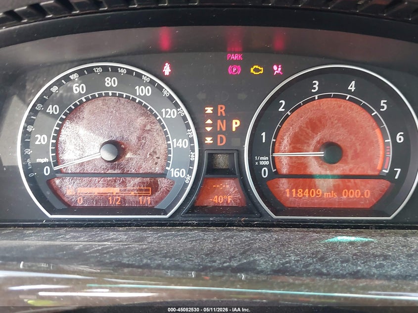 2008 BMW 7er VIN WBAHN83538DT78678 IAAI salvage auction — FRONT END, Salvage (Texas), sold $1,150 on 2026-07-06 (photo 7)