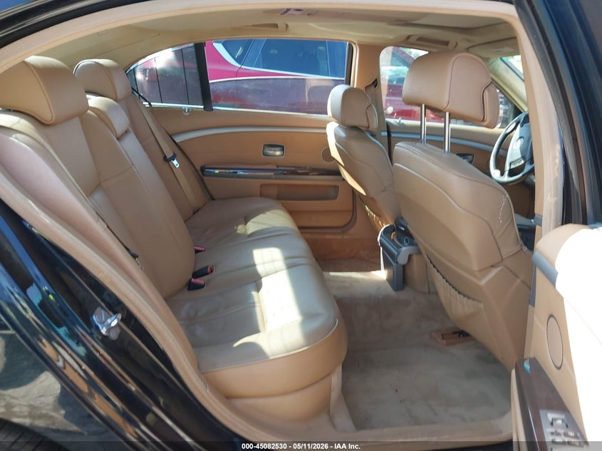 2008 BMW 7er VIN WBAHN83538DT78678 IAAI salvage auction — FRONT END, Salvage (Texas), sold $1,150 on 2026-07-06 (photo 8)