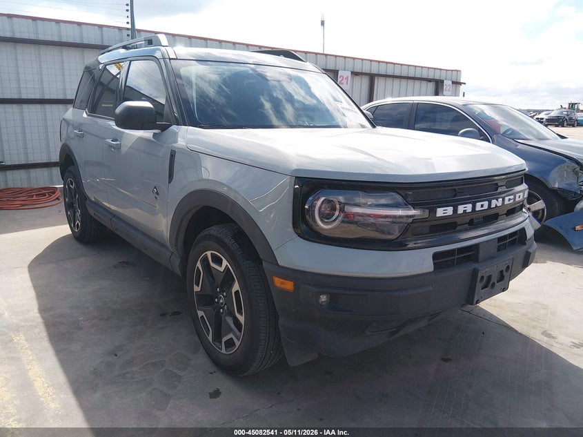 2024 Ford Bronco sport VIN 3FMCR9C69RRF27048 IAAI salvage auction — LEFT SIDE, Original (Texas), sold $7,800 on 2026-07-28 (photo 1)